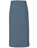 Link Kitchen Wear Bistro-Barschürze Terras mit Tasche, Black 90 x 80 cm, X985 – Postman Gris (ca. Pantone 7545)