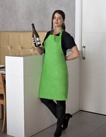 Link Kitchen Wear Latzschürze aus Twill mit Nackenschlaufe, Black 72 x 85 cm, X986 – Bild 1