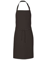 Link Kitchen Wear Latzschürze aus Twill mit Nackenschlaufe, Black 72 x 85 cm, X986 – Noir