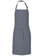 Link Kitchen Wear Latzschürze aus Twill mit Nackenschlaufe, Black 72 x 85 cm, X986 – Gris fonce (ca. Pantone 431)