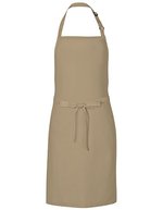 Link Kitchen Wear Latzschürze aus Twill mit Nackenschlaufe, Black 72 x 85 cm, X986 – Kaki (ca. Pantone 7503)