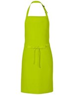 Link Kitchen Wear Latzschürze aus Twill mit Nackenschlaufe, Black 72 x 85 cm, X986 – Citron vert (ca. Pantone 382)