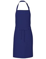 Link Kitchen Wear Latzschürze aus Twill mit Nackenschlaufe, Black 72 x 85 cm, X986 – Marine (ca. Pantone 2766)