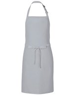 Link Kitchen Wear Latzschürze aus Twill mit Nackenschlaufe, Black 72 x 85 cm, X986 – Gris pale (Argent) (ca. Pantone 428)