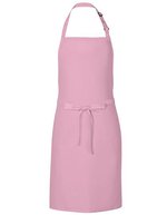 Link Kitchen Wear Latzschürze aus Twill mit Nackenschlaufe, Black 72 x 85 cm, X986 – Rose (ca. Pantone 1895)