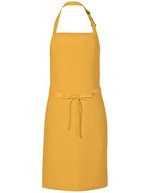 Link Kitchen Wear Latzschürze aus Twill mit Nackenschlaufe, Black 72 x 85 cm, X986 – Tournesol (ca. Pantone 136c)