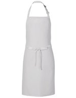 Link Kitchen Wear Latzschürze aus Twill mit Nackenschlaufe, Black 72 x 85 cm, X986 – Blanc