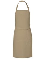 Link Kitchen Wear Latzschürze mit verstellbarer Nackenschlaufe, Black 72 x 85 cm, X987 – Khaki (ca. Pantone 7503)