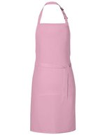 Link Kitchen Wear Latzschürze mit verstellbarer Nackenschlaufe, Black 72 x 85 cm, X987 – Pink (ca. Pantone 1895)
