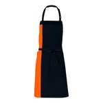 Link Kitchen Wear Latzschürze mit verstellbarer Nackenschlaufe, Black/Apple (ca. Pantone 360) 72 x 85 cm, X988 – Bild 3
