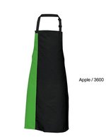 Link Kitchen Wear Latzschürze mit verstellbarer Nackenschlaufe, Black/Apple (ca. Pantone 360) 72 x 85 cm, X988 – Bild 2