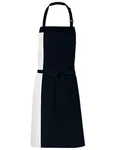 Link Kitchen Wear Latzschürze mit verstellbarer Nackenschlaufe, Black/White 72 x 85 cm, X988 – Bild 1