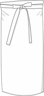 Link Kitchen Wear Latzschürze aus 2/1 Twill-Gewebe, Black 100 x 70 cm, X989 – Bild 3