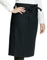 Link Kitchen Wear Latzschürze aus 2/1 Twill-Gewebe, Black 100 x 70 cm, X989 – Bild 2