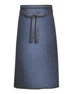 Link Kitchen Wear Latzschürze aus 2/1 Twill-Gewebe, Black 100 x 70 cm, X989 – Denim
