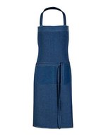 Link Kitchen Wear Latzschürze mit Fronttasche 2023, Black 90 x 90 cm, X990 – Jeans
