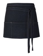 Link Kitchen Wear Bistro-Barschürze mit drei Taschen, Denim 60 x 30 cm, X991 – Bild 2