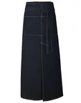 Link Kitchen Wear Kitchen Apron with Walking Slit, 100x100 cm, Black 100 x 100 cm, X992 – image 1