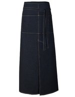Link Kitchen Wear Küchenschürze mit Gehschlitz, 100x100 cm, Black 100 x 100 cm, X992 – Bild 2