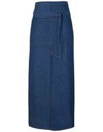 Link Kitchen Wear Küchenschürze mit Gehschlitz, 100x100 cm, Black 100 x 100 cm, X992 – Jean