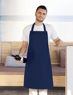 Link Kitchen Wear Latzschürze 2/1 Twill mit Verstärkungen, Black 73 x 80 cm, X993 – Bild 1