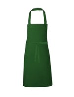 Link Kitchen Wear Latzschürze 2/1 Twill mit Verstärkungen, Black 73 x 80 cm, X993 – Bild 3