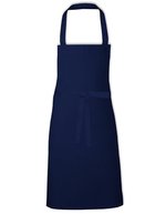 Link Kitchen Wear Latzschürze 2/1 Twill mit Verstärkungen, Black 73 x 80 cm, X993 – Blu navy