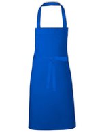 Link Kitchen Wear Latzschürze 2/1 Twill mit Verstärkungen, Black 73 x 80 cm, X993 – Reale