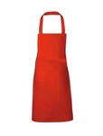 Link Kitchen Wear Latzschürze mit Fronttasche, 2-teilig, Red 73 x 80 cm, X994 – Bild 3