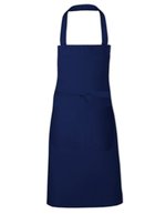 Link Kitchen Wear Latzschürze mit Fronttasche, 2-teilig, Black 73 x 80 cm, X994 – Blu navy