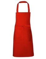 Link Kitchen Wear Latzschürze mit Fronttasche, 2-teilig, Black 73 x 80 cm, X994 – Rosso