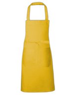 Link Kitchen Wear Latzschürze mit Fronttasche, 2-teilig, Black 73 x 80 cm, X994 – Giallo