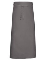 Link Kitchen Wear Bistro-Barschürze 100x100 cm, 2023 Kollektur, Black 100 x 100 cm, X995 – Dark Grey (ca. Pantone 431)