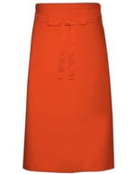 Link Kitchen Wear Bistro-Barsschürze 65% Polyester, 35% Baumwolle, Black 100 x 70 cm, X996 – Arancione (ca. Pantone 1655)