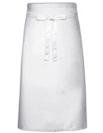 Link Kitchen Wear Bistro-Barsschürze 65% Polyester, 35% Baumwolle, Black 100 x 70 cm, X996 – Bianco