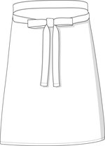 Link Kitchen Wear Bistro- und Barschürze 2023, Twill-Gewebe, Bordeaux 90 x 50 cm, X997 – Bild 4
