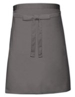 Link Kitchen Wear Bistro- und Barschürze 2023, Twill-Gewebe, Bordeaux 90 x 50 cm, X997 – Dark Grey (ca. Pantone 431)