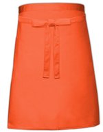 Link Kitchen Wear Bistro- und Barschürze 2023, Twill-Gewebe, Bordeaux 90 x 50 cm, X997 – Orange (ca. Pantone 1655)