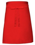 Link Kitchen Wear Bistro- und Barschürze 2023, Twill-Gewebe, Bordeaux 90 x 50 cm, X997 – Red