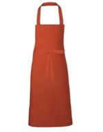 Link Kitchen Wear Extra breite Grillschürze 90x90 cm, Black 90 x 90 cm, X999 – Arancione (ca. Pantone 1655)