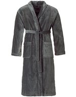 Vossen Velours-Bademantel mit Schalkragen, Baumwolle – Flanell