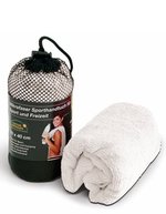 L-merch Mikrofaser Sporthandtuch 40x80 cm, Blue 40 x 80 cm, XF100 – Bianco