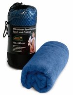 L-merch Mikrofaser Sport-Handtuch mit Netzbeutel, Blue 60 x 120 cm, XF200 – Bild 3