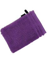 Vossen Calypso Waschhandschuh mit Bordüre, Flanell 22 x 16 cm, XF209W – Lollipop
