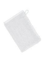 Vossen Waschhandschuh aus Low Twist Baumwolle – White