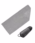 L-merch Microfaser Sporthandtuch mit Anti-Rutsch-Noppen, Grey 175 x 65 cm, XF300 – Bild 2
