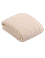 Vossen Vegan Life drap de bain 100% coton 100x150 cm, White 100 x 150 cm, XF350B – Ivoire