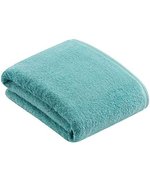 Vossen Vegan Life drap de bain 100% coton 100x150 cm, White 100 x 150 cm, XF350B – Skyblue