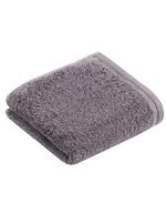 Vossen Serviette d'invité végane en coton 40x60 cm, White 40 x 60 cm, XF350G – Gris fonce