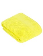 Vossen Tomorrow drap de bain à structure rayée 100x150 cm, White 100 x 150 cm, XF360B – Electrique Jaune